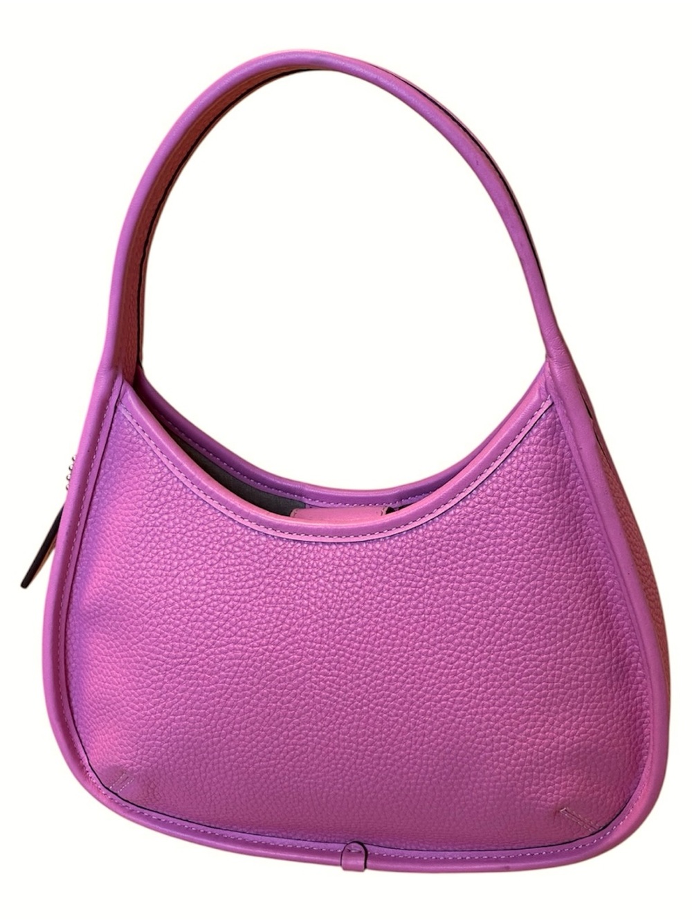 Coach Pink Pebble Leather Shoulder Bag